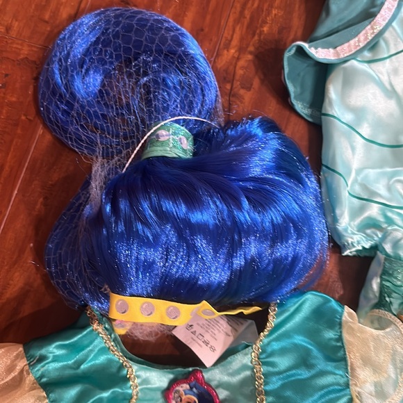 Shimmer & Shine Shine costume with new wig 4-6‎ - Picture 2 of 4